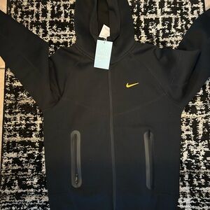 Nike Kids Black and Yellow Hoodie Jacket